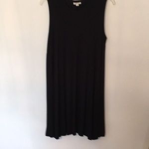 Dress color is black